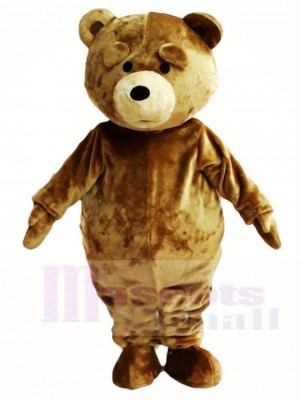 Brown Teddy Bear Mascot Costumes Animal