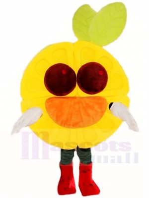 Brown Eyes Orange Mascot Costumes Fruit 