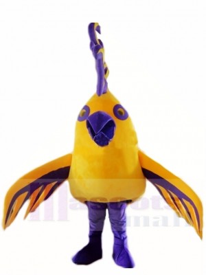Cute Yellow Phoenix Mascot Costumes Animal
