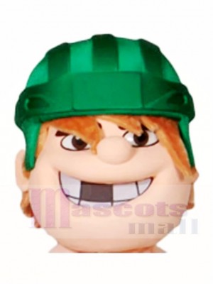 Hockey Player Head Only Mascot Costumes People