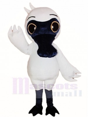 Black Face White Bird Mascot Costumes Animal