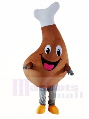 Yummy Chicken Leg Mascot Costumes Food 