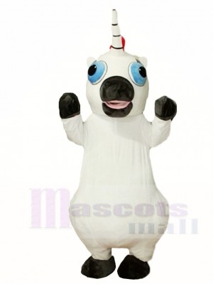 White Unicorn Mascot Costumes