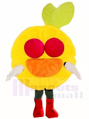 Red Eyes Orange Mascot Costumes Fruit 