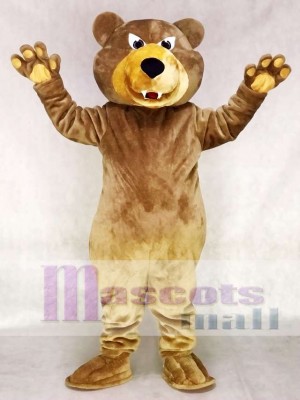Brown Bear Mascot Costume Grizzlies Mascot Costume Animal 