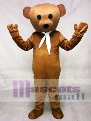 Brown Cook Bear Mascot Adult Costume Animal