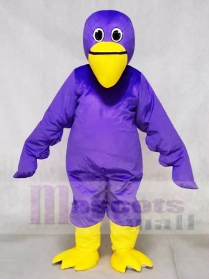 Cute Purple Pelican Bird Mascot Costumes Animal 