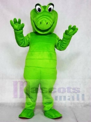 White Eyes Albert Alligator Mascot Costumes Animal 