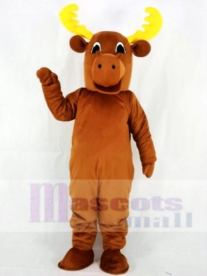 Cute Bull Moose Mascot Costumes Animal