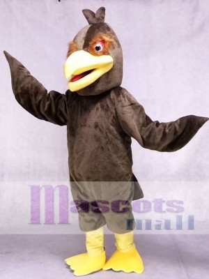 Brown Feather Hawk Falcon Eagle Mascot Costume Animal
