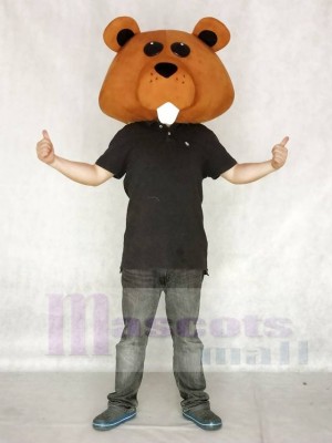 Albert Beaver Mascot Head ONLY Animal