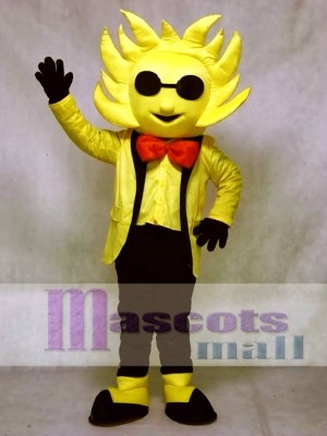 Mr. Sunshine Mascot Costume with Sunglasses
