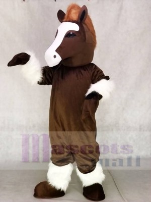 Cute Shirley Shire Horse Mascot Costume Animal