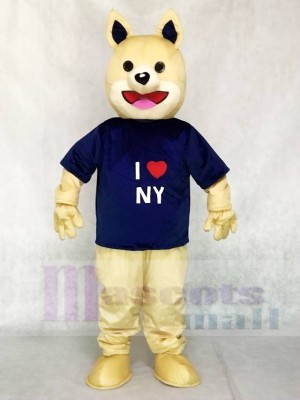 Parky I Love NY Dog Mascot Costumes Animal