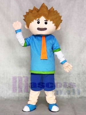 Smart Boy Mascot Costumes People