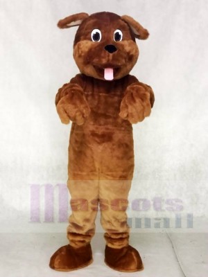 Lovely Brown Dog Mascot Costumes Animal