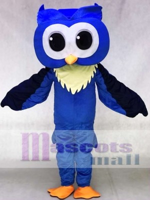 Adult Friendly Big Blue Owl Mascot Costumes Animal 