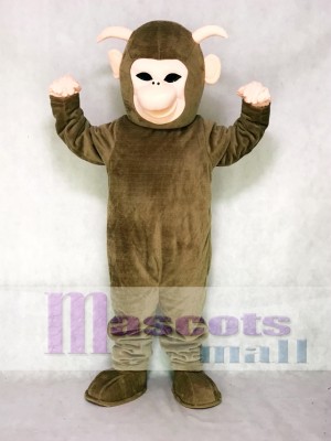 Brown Yeti Mascot Costume Animal