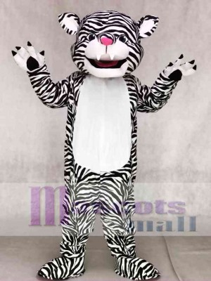 Black and White Tiger Mascot Costumes Animal
