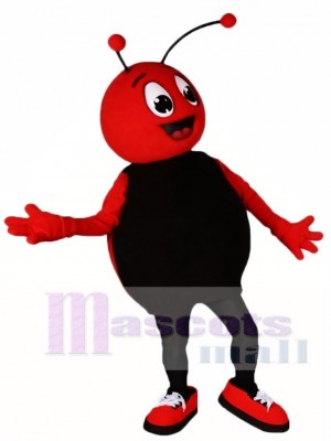 Custom Order Red Bug with Black Belly Mascot Costumes Insect