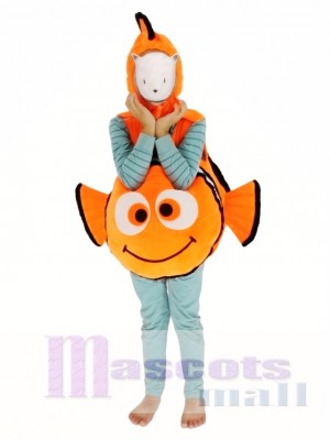 Child Halloween Finding Nemo Clown Fish Mascot Costume