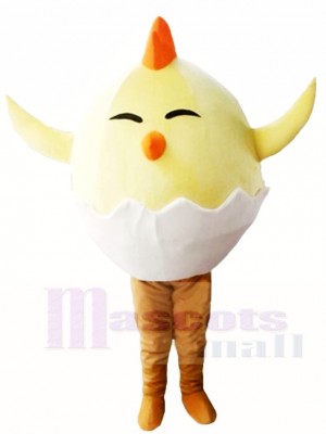 Chick In Egg Mascot Costumes Poultry