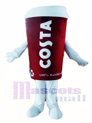 Costa Coffee Cup Tumbler Mug Mascot Costumes 