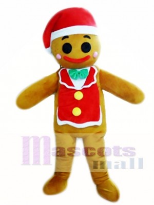 Gingerbread Man Christmas Mascot Costumes  