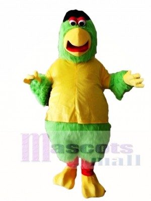 Green Parrot Mascot Costumes Bird Animal