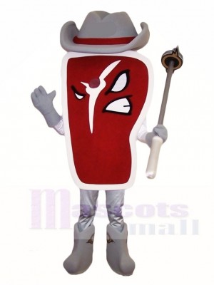 Steak Mascot Costumes Food 