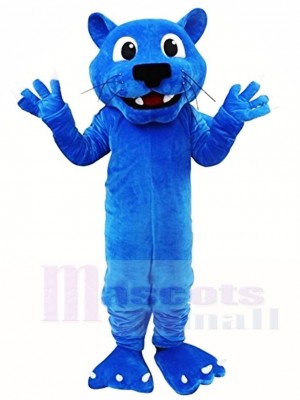 Blue Leopard Mascot Costumes Animal