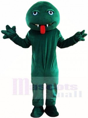 Green Snake Monster Mascot Costumes Animal 