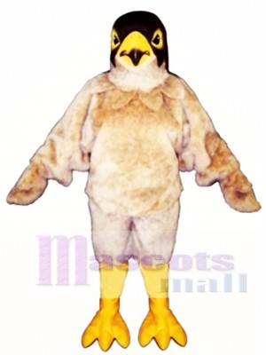 Cute Tan Eagle Mascot Costume Animal