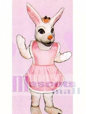 Easter Miss Bunny Mascot Costume Animal