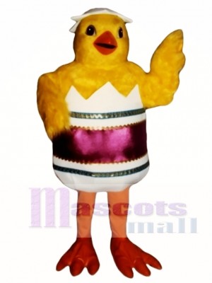 Cute Hatching Chick Mascot Costume Poultry 