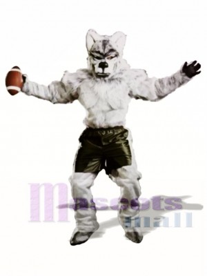 Cute Pro Wolf Mascot Costume Animal 