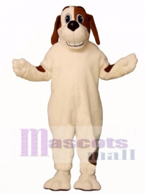Cute Grinning Hound Dog Mascot Costume Animal