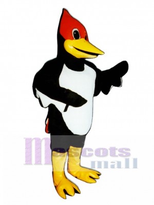 Cute Woodrow Woodpecker Mascot Costume Bird