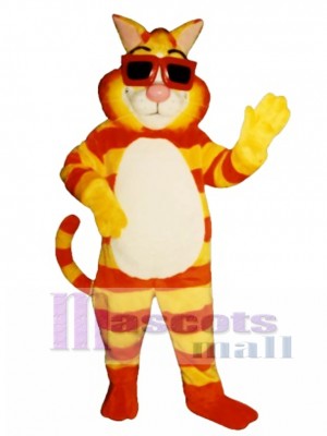Cute Kool Cat Mascot Costume Animal 