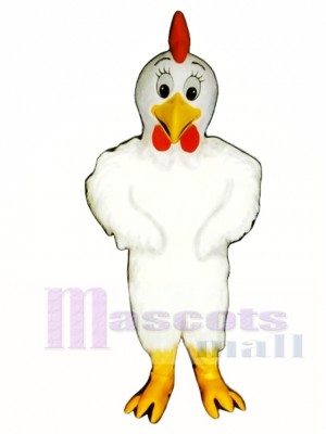 Cute Henny Chicken Mascot Costume Poultry 