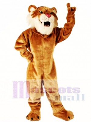 Cute Sabretooth Tiger Mascot Costume Animal 