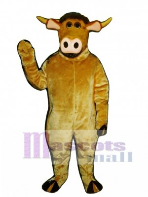 Cute Cartoon Bull Mascot Costume Animal 