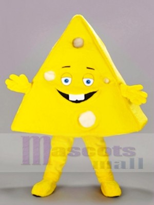 Triangle Shaped Sliced Cheese Mascot Costumes Food