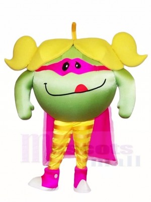 Yummy Green Apple Mascot Costumes Fruit