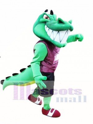 Crocodile Mascot Costume Green Alligator Mascot Costumes