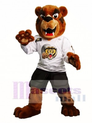 Fierce Brown Bear Mascot Costume Grizzlies Mascot Costumes Animal