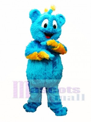 Blue Bear Mascot Costume Furry Mascot Costumes Animal