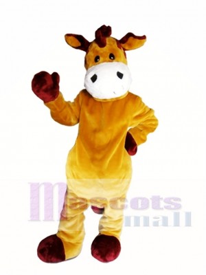 Brown Zebra Mascot Costume Brown Horse Mascot Costumes Animal