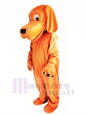 Brown Dog with Long Ears Mascot Costumes Cartoon