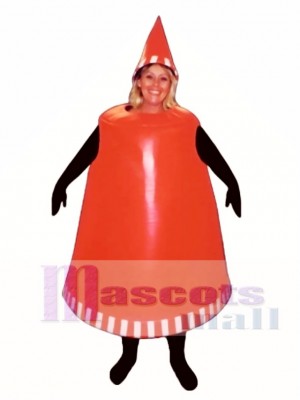 Traffic Cone Mascot Costume